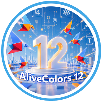 AliveColors 12: генерация изображений с ИИ и новые инструменты для творчества