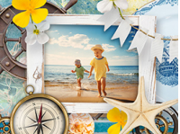 Рамки для отпускных фотографий «Отдых и путешествия» — 50 рамок для фотографий