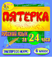 Пятёрка в табеле. Русский язык за 24 часа. 6 класс