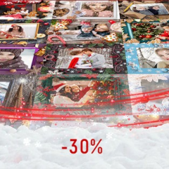 Успейте оформить свои фото в праздничном стиле вместе с рамками Аквис