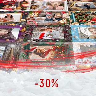 Успейте оформить свои фото в праздничном стиле вместе с рамками Аквис