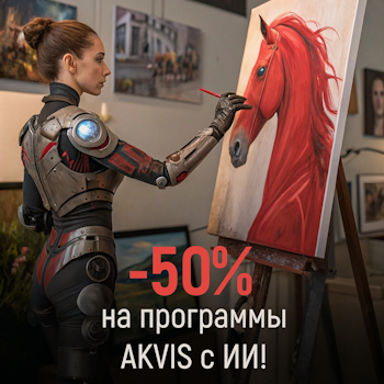 Программы AKVIS с искусственным интеллектом со скидкой